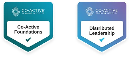 Training badges for leadership programs